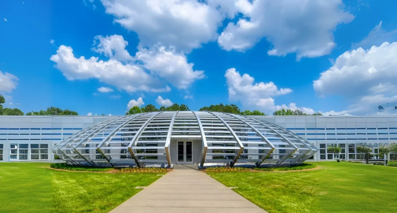 World Park campus dome exterior in Alpharetta, Georgia