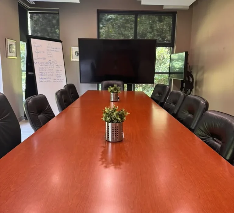 Einstein conference room for 14 people with projector and whiteboard at World Park