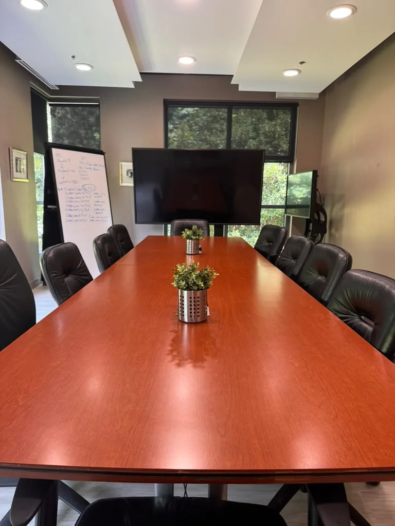 Einstein conference room for 14 people with projector and whiteboard at World Park
